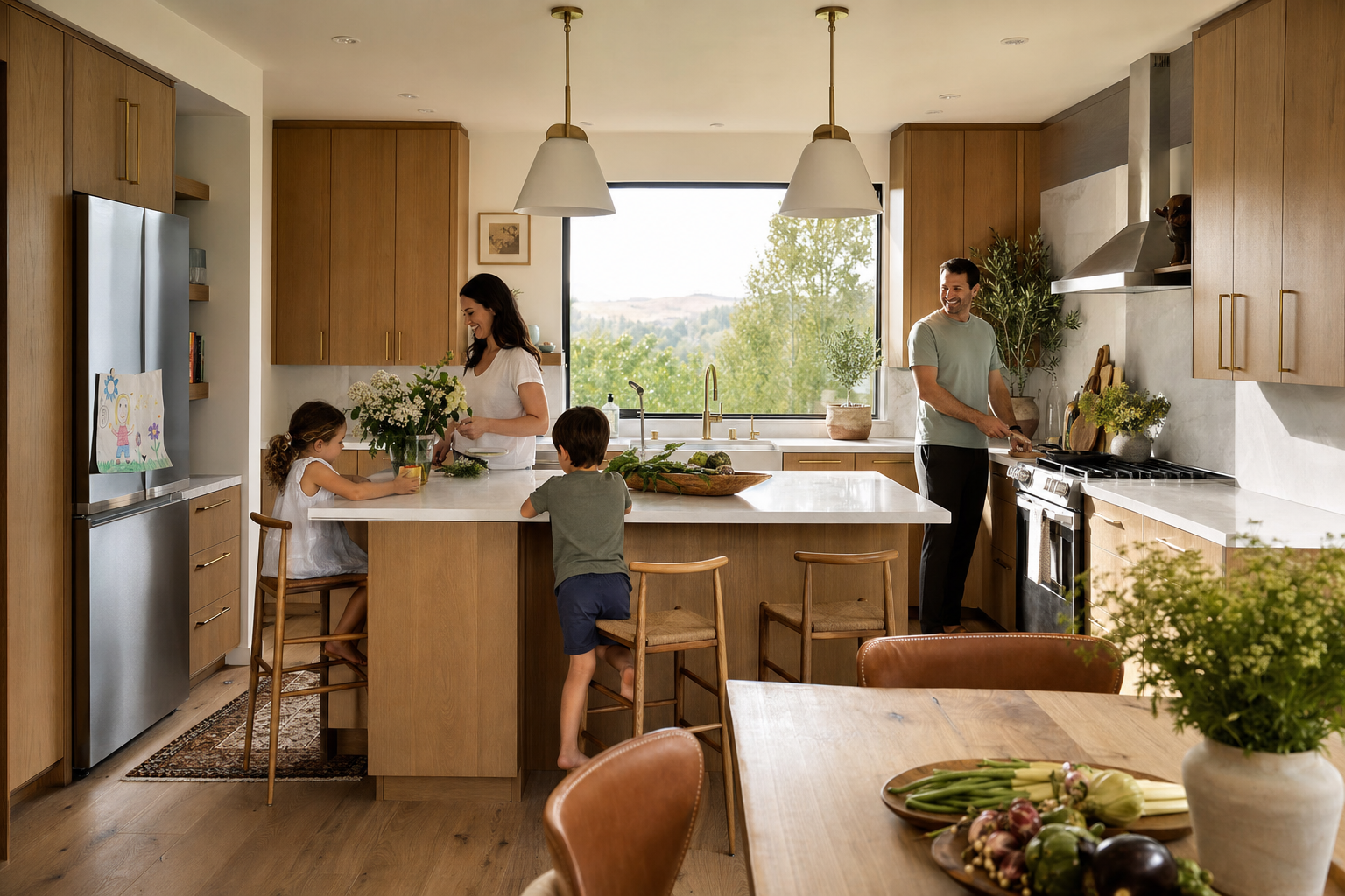 Cuisine familiale finie